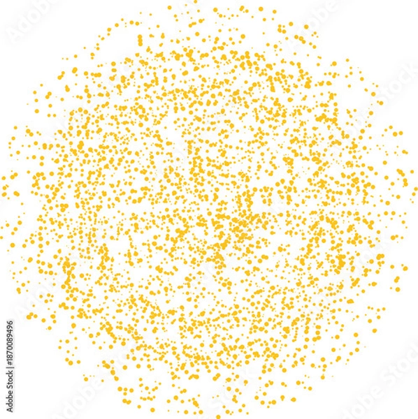 Obraz Glitter dot particles isolated on transparent background