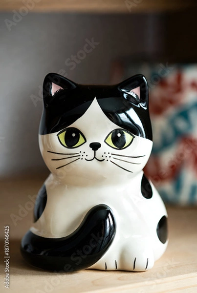 Obraz Ceramic Cat Figurine