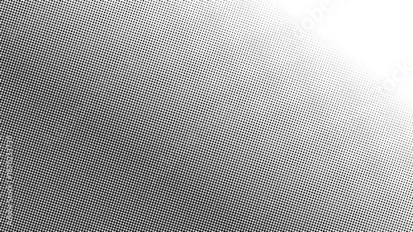 Obraz Black and White Halftone Dot Pattern Abstract Background