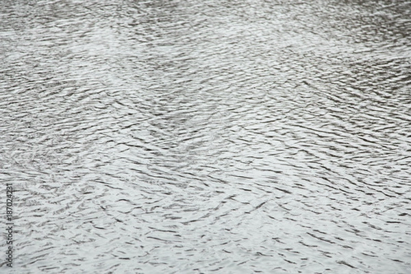 Fototapeta waves on the water on the river
