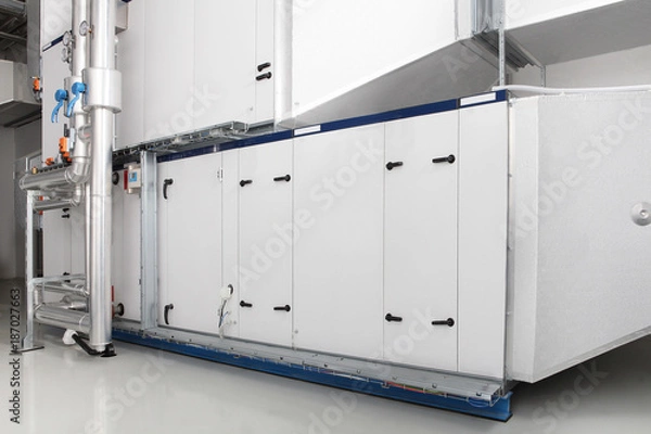 Fototapeta central heating and cooling air handling system control