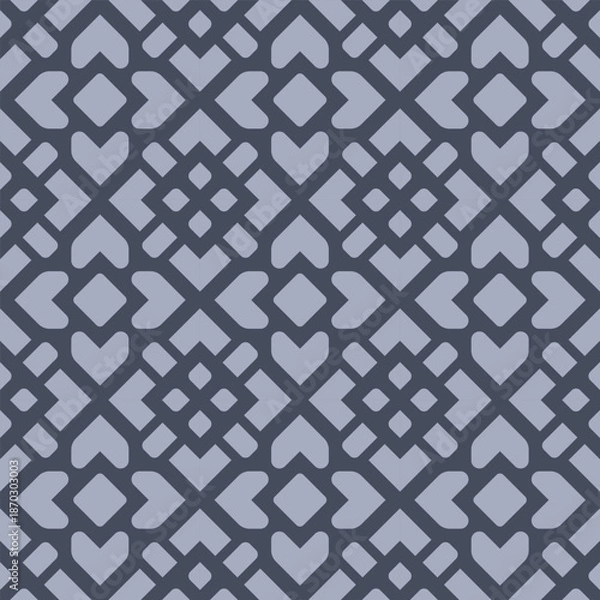 Obraz Japanese Geometric Flower Net Vector Seamless Pattern