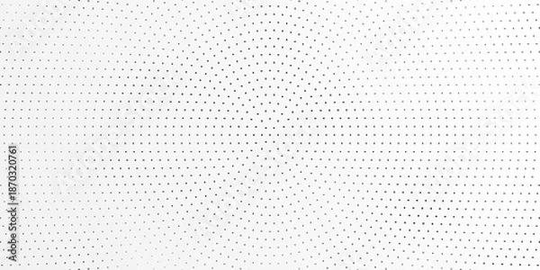 Fototapeta Abstract halftone pattern dot background texture. Liquid effect overlay grunge dots distress linear vector.
