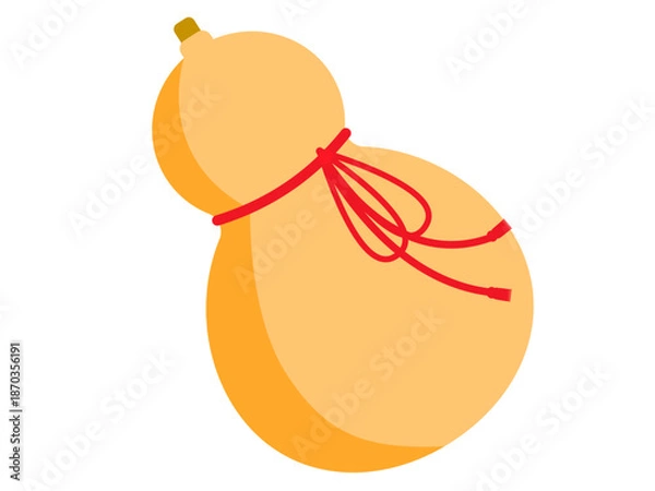 Obraz ひょうたん（酒用容器）のイラスト / Gourd Sake Container Illustration