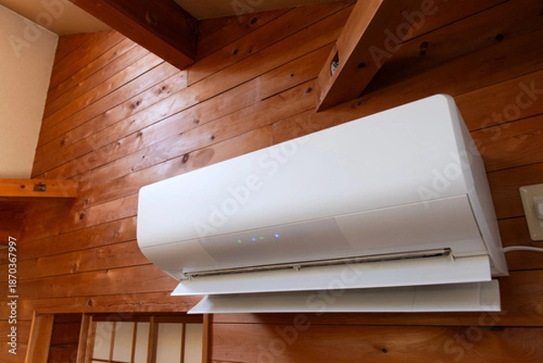 Fototapeta エアコンで部屋を…