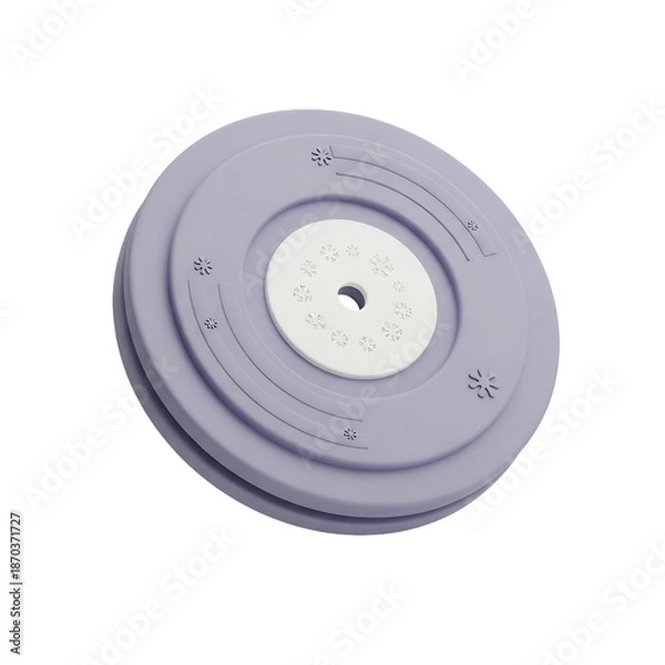 Obraz Silicone lid with snowflake design