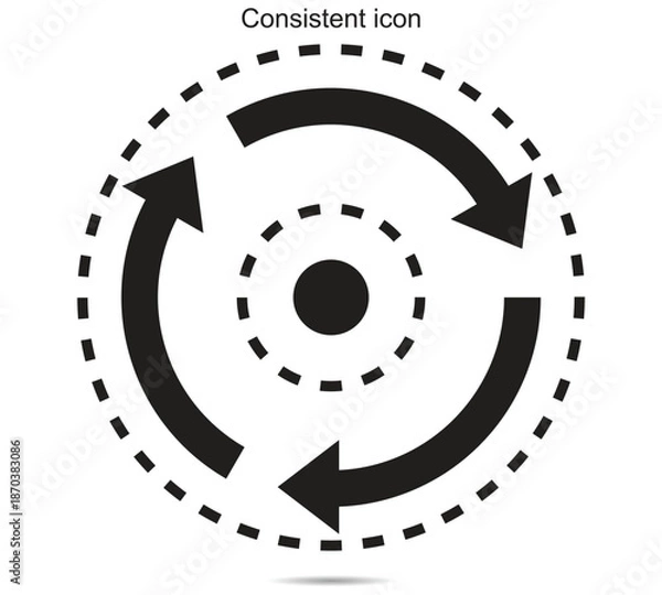 Fototapeta Consistent icon