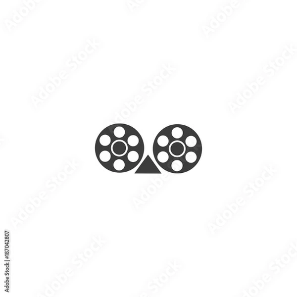 Fototapeta cassette icon. sign design