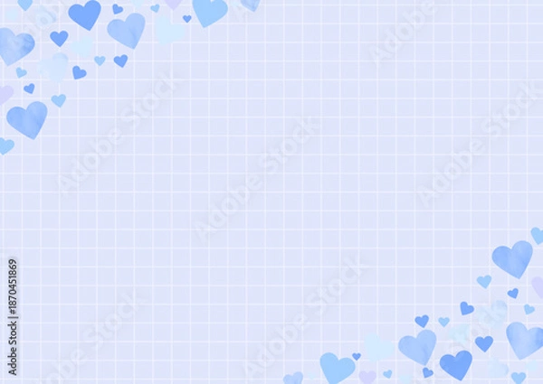 Obraz バレンタインのかわいいフレーム