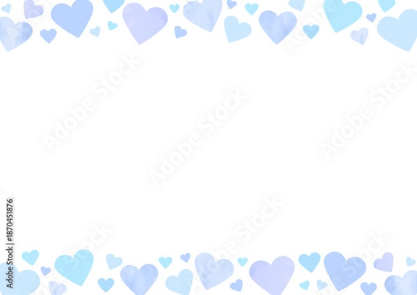 Obraz バレンタインのかわいいフレーム