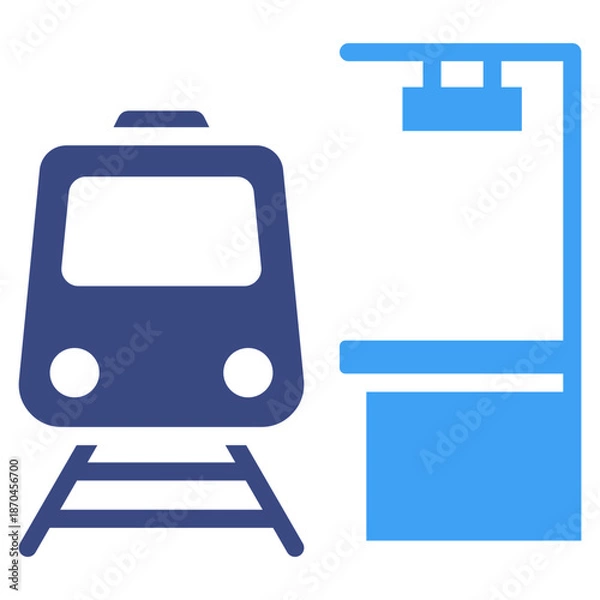 Obraz Subway Station Icon