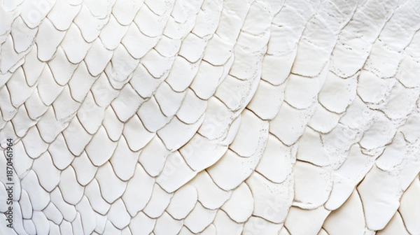 Obraz A white, rugged, scaly background image