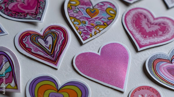 Obraz heart shaped cookies