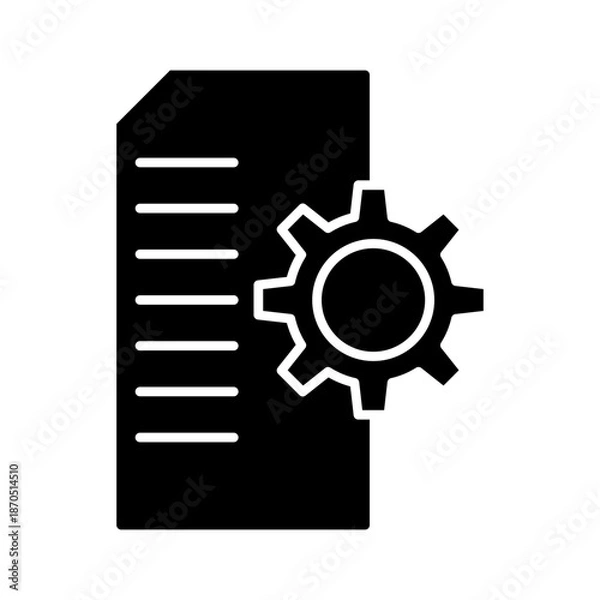 Fototapeta Document icon