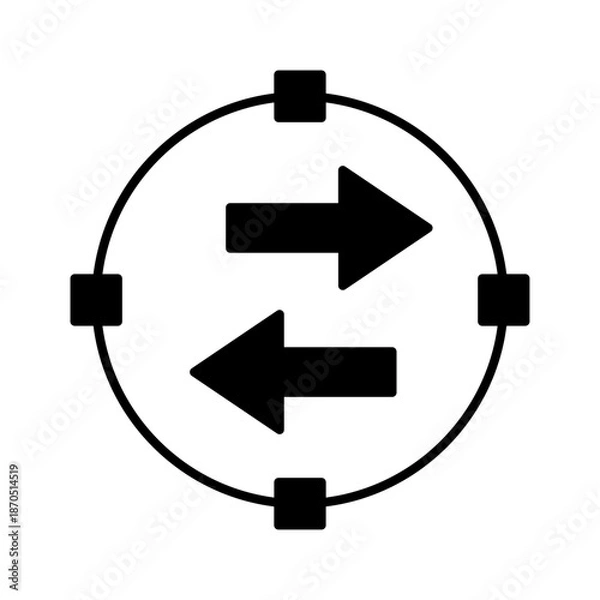 Fototapeta Transfer icon