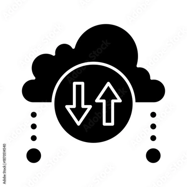Fototapeta Server icon