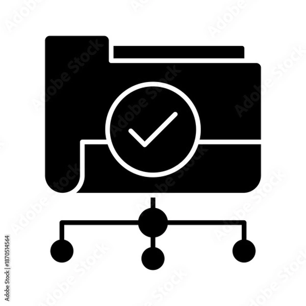Fototapeta Data icon