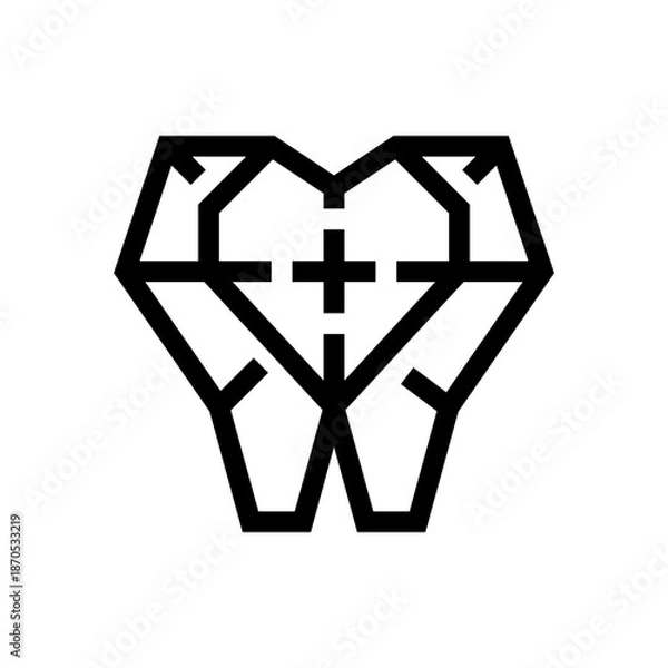 Obraz Dental logo template vector