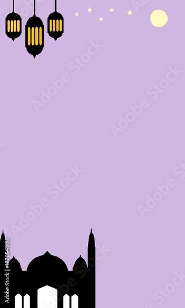 Obraz scary ramadhan background