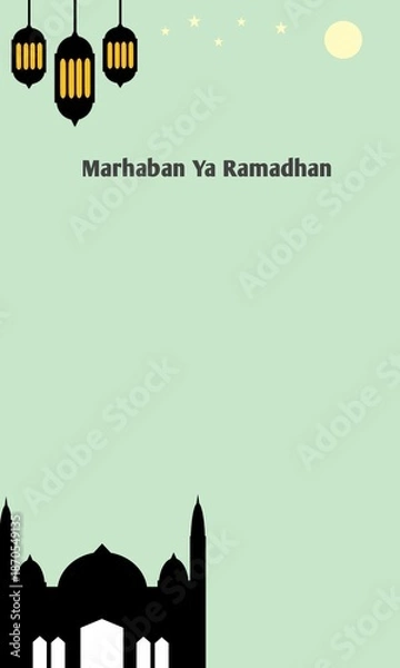 Obraz happy Ramadhan card