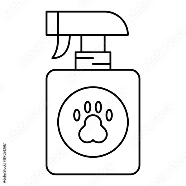 Obraz Pet spray outline Icon