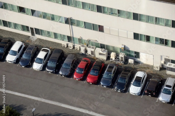 Obraz 駐車場の風景