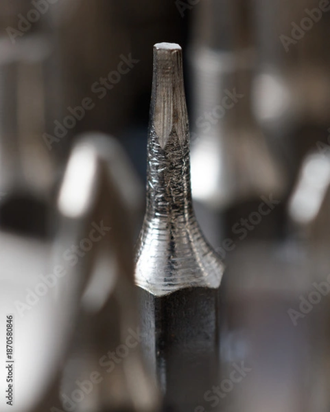 Obraz A screwdriver with a pointed end