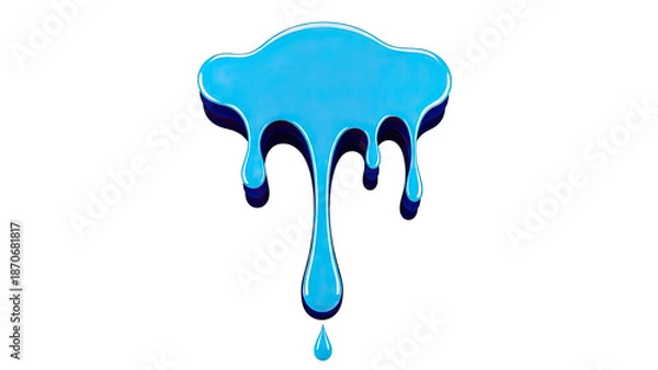 Obraz Blue Drip