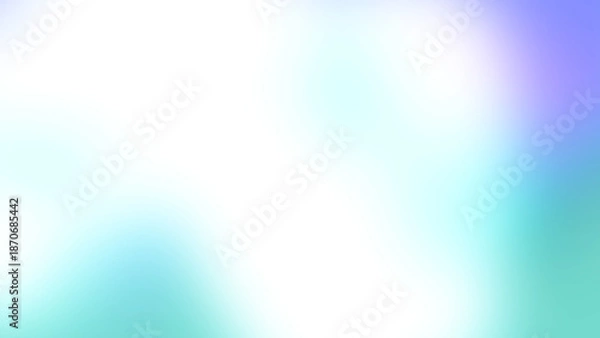 Fototapeta Tranquil Blue Green Gradient Motion Background