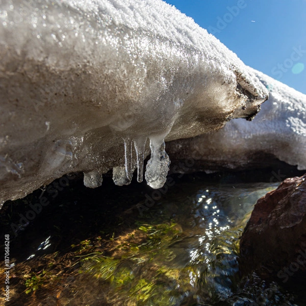 Obraz chute d'eau glasse