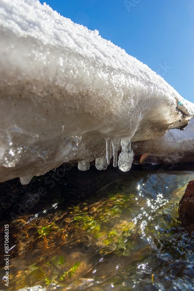 Obraz chute d'eau glasse