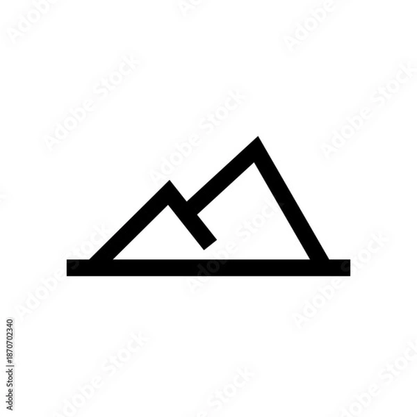 Fototapeta Mountain Icon