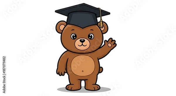 Obraz 卒業クマの挨拶