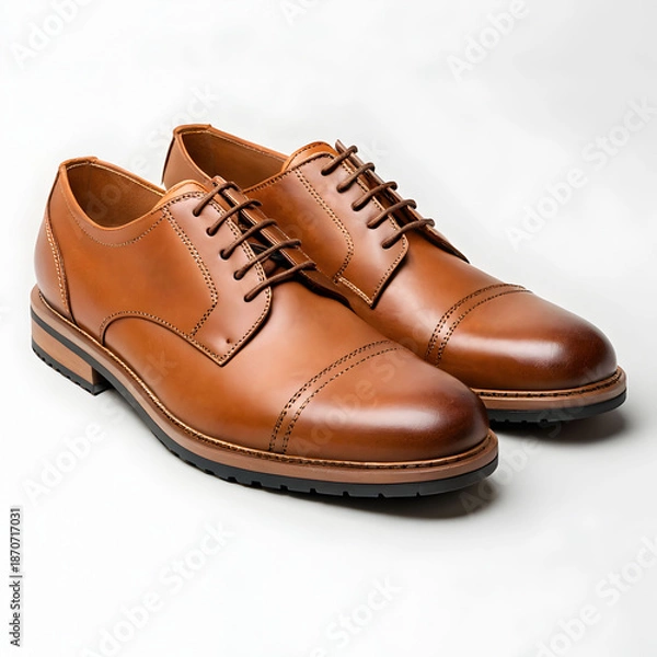 Obraz brown leather shoes
