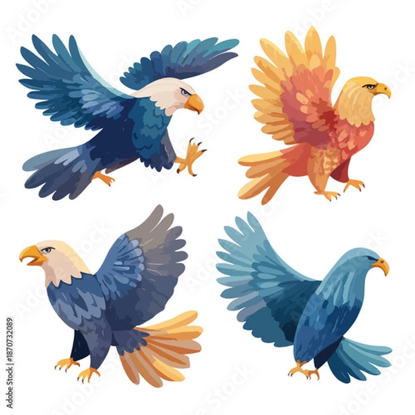 Fototapeta eagle vector