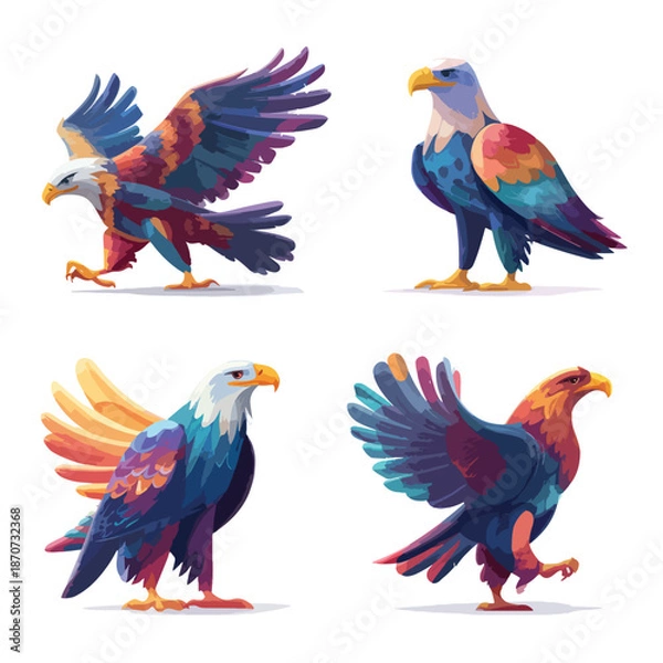 Fototapeta eagle vector