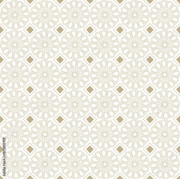 Obraz Floral elegant seamless pattern design background