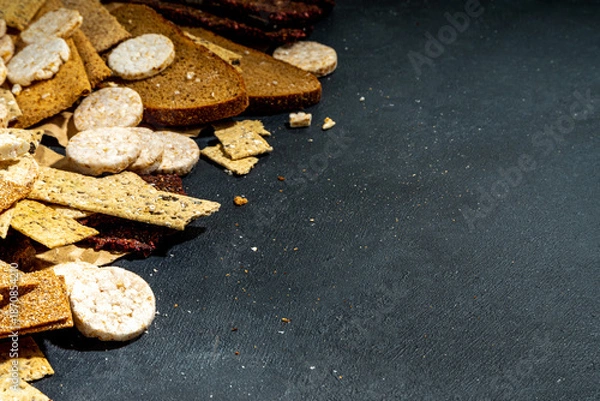 Obraz Non-gluten different bread set