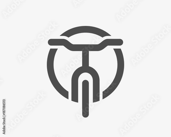 Obraz minimalistyczny rower