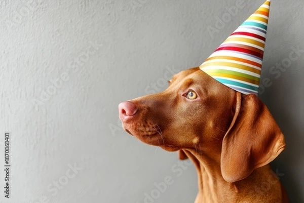 Obraz  The Birthday Boy dog