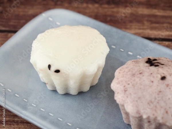 Obraz 한국의 전통음식 기장떡
