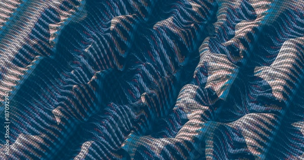 Obraz abstract digital valley background