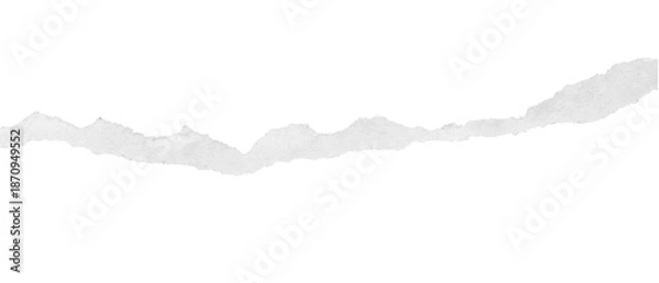 Obraz torn paper edges isolated on transparent background