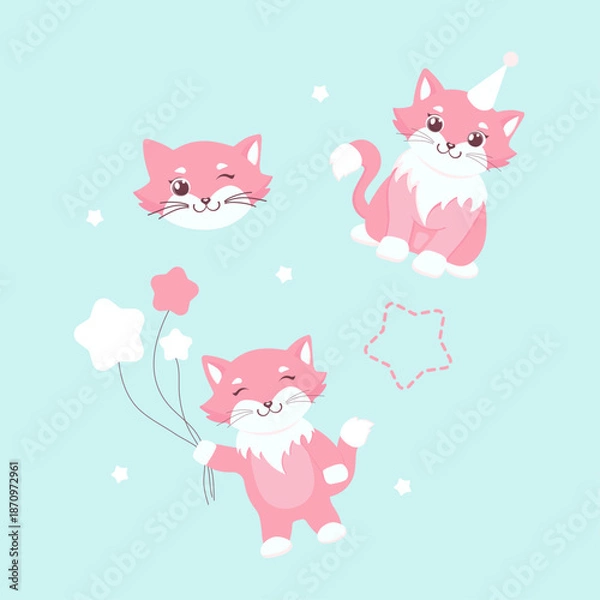 Fototapeta elements cat