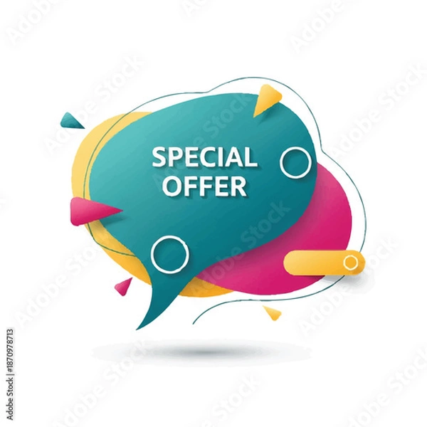 Obraz Special Offer Abstract Graphic Design Element.