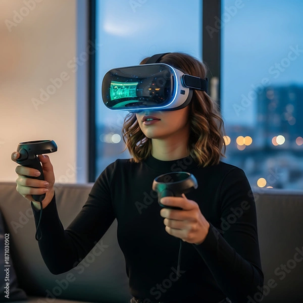 Fototapeta people using technology