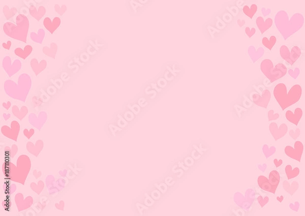 Fototapeta ハート　フレーム