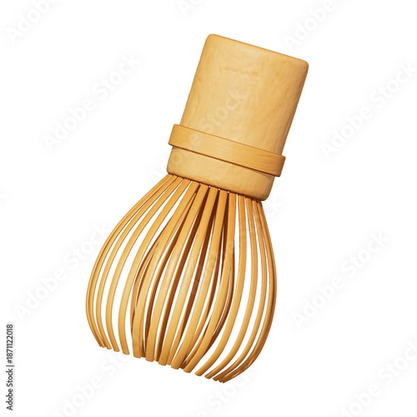 Obraz 3d bamboo chasen matcha