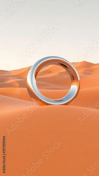 Obraz wedding rings on the beach