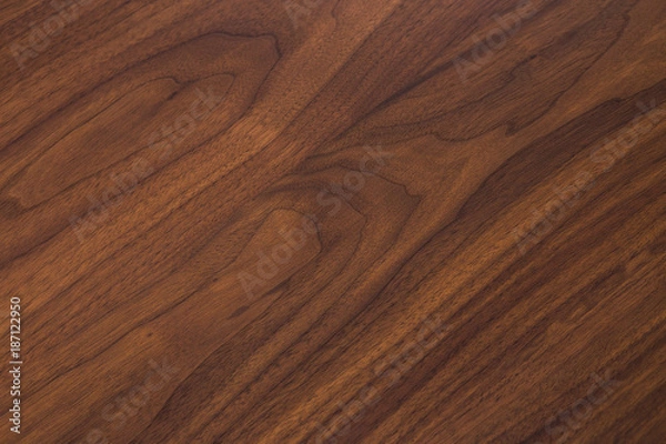 Obraz walnut wood table texture background